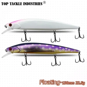 High Quality 130mm Floating Casting Bass Carp Lure 22.5g Hard Fishing Minnows for River Trolling Suspending Fishing