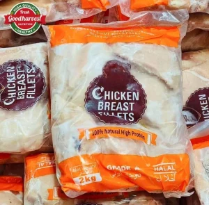 High Quality Frozen Halal Chicken Breast Fillet Skinless & Boneless