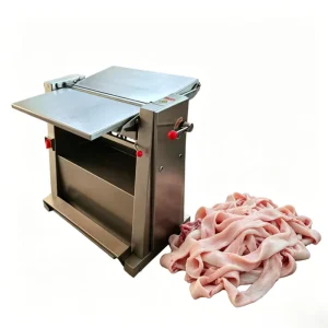 High Quality Lamb Pig Skin Pork Skinner Separator Shaving Peeling Meat Slicer Peeler Beef Mutton Roll Slicing Machine