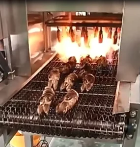 High Speed Pig Hair Sheep Hair Skin Singeing Machine Cattle Hair Removal Burning Machine Pig Trotter Pig Head Singeing Machine