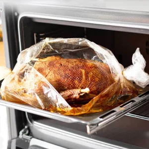 High Temperature Resistant Oven Bags with Clip Ideal for Turkey and Chicken Roasting Large 3 Gallon Size 20 Counts Pack
