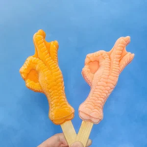 High Temperature Resistant Silicone Mold Simulated Vegetarian Chicken Feet Design for Hotel Cold Plate DIY Ice Cream Tools