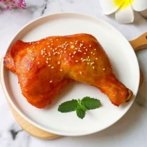 Honey Glazed Orleans Chicken Leg Roast Tender and Juicy Chicken Bites