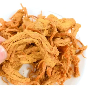 Hongxiangji Dried Pork Meat Hand Shredded Teared Strip Semi Soft Texture Ready to Eat Bag Export Quality