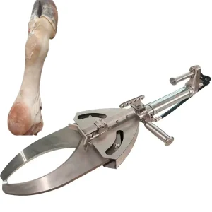Hydraulic Pig Head Removal Shears Pig Trotters Cutting Splitting Removing Machines Livestock Head Beef Hoof Splitters