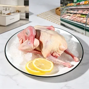 Ice Chilled Smoked Young Pigeon Meat Whole Gutted Halal Premium Fresh Vacuum Pack 700g