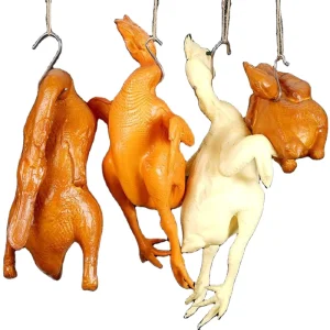 Imitation PVC Meat Slices Raw Tenderloin Artificial Sirloin Steak PU Roast Duck Chicken Fake Food Imitation Props