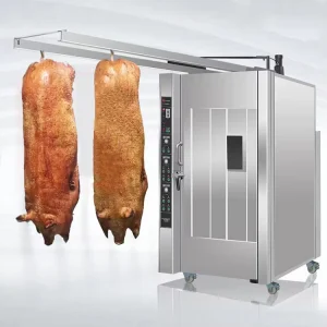 Industrial Whole Pig Lamb Bbq Grill Rotisserie Machine Gas Rotary Pig Oven Lamp Roasting Oven Duck Pig Roasting Oven
