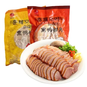 Instant Exported to South Korea Whole Smoked Slice Duck Meat Snacks Frozen Smoked Duck