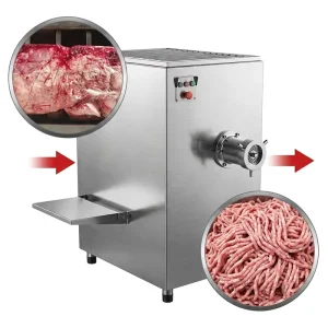 JR120 Heavy Duty 304 Stainless Steel Industrial Meat Grinder Commercial Meat Mincer Machine for Food Processing Plant