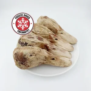 LOW MOQ Freeze Drying Duck Head Duck Feet Pet Food Pet Treats OEM Packing Dog Food