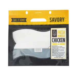 LOW MOQ Portable Heat Resistant Roasted Chicken Plastic Bag Hot Grill Chicken Packaging for Chicken