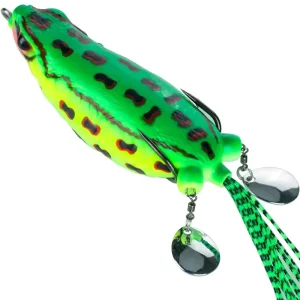 LW048 Topwater Frog Lure OEM Fishing Lure 9.5CM 25G Freshwater Saltwater Rubber Bait Snakehead Frog Simulation Bait