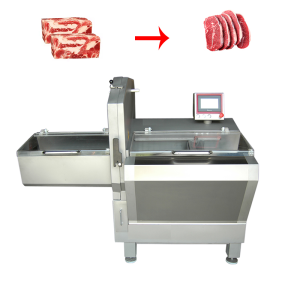 Lamb Fish Beef Frozen Meat Slicing Dicing Cubing Cutter Machine