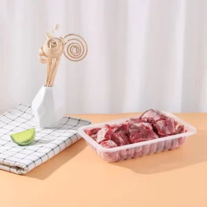 Lamb Roll Packaging Box Meat Slice Packaging Box Thickened Frozen Meat Roll Plastic Preservation Meat Slice Box