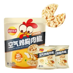 Lay’s Air Chicken Breast Crisp Chips 240g High Protein Non fried Snack Office Casual Snack