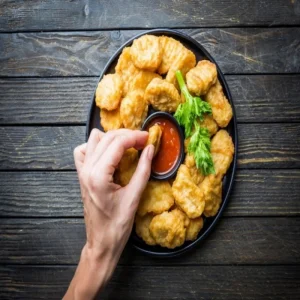 Lemon Seasoned Fresh and Plain Chicken Chunks Quick Made Juicy Chicken in Convenient Style