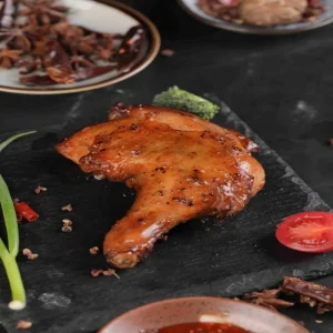 Low Fat Black Pepper Fried Grilled Dream Chicken with Golden Legs