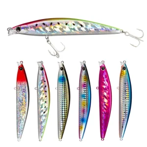 Luya Artificial Hard Bait 118mm 19g Floating Water Grano Far Cast Sea Bass Bionic Stainless Steel with Hooks 9118