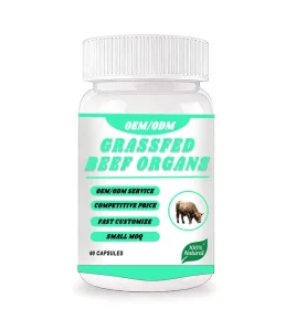 Lytam OEM Natural Grassfed Beef Organs Capsules Beef Liver Bone Marrow Heart Spleen Supplements Enhances Liver Function