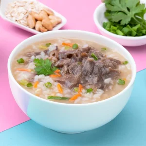 Made in China Convenience Food Freeze Dried Minced Beef Congee