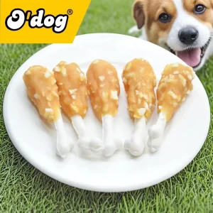 Manufacturer Chicken Flavors Drumstick Shapes Dog Dental Treats Dog Chew Snacks Dry Pet Food