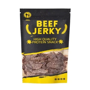 Manufacturer Stand up Pouch for Beef Jerky Resealable Ziplock Doypacks Pouch Mylar Bag
