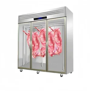 Meat Hanging Display Freezer Hanging Design for Butcher Shop