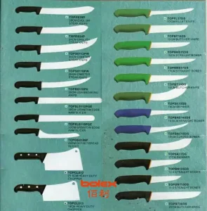 Meat Industry Meat Beef Sausage Poultry Fish Processing Slaughtering Hand Knives Butchery Supplies and Equipments Producer in China