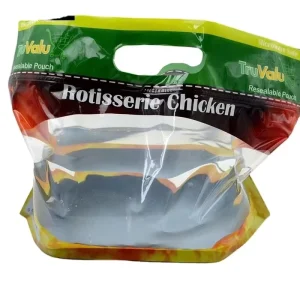 Microwaveable Takeaway Zipper Plastic Bag for Roasted Chicken Packaging