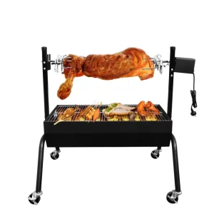 Middle East Metal Powder Coated Big Outdoor Spit Roaster Charcoal Grill for Whole Pig Lamb Chicken Rotisserie