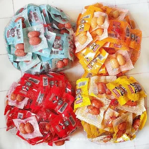 Mini Roasted Sausage 10g Individually Wrapped Baked Semi Soft Meat Snack Bulk OEM