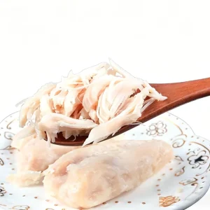 Natural Grain Free Additive Free Whole Piece Steamed Boiled Chicken Breast Pet Food Dog Food Cat Snacks Dog Treats