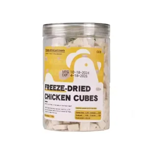 Natural Organic Cat Treats Freeze Dried Chicken Nuggets High Protein Eco Friendly