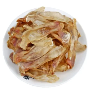 Newest Design Dry Rabbit Ears Dog Treats Meat Dog Food