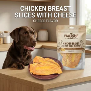 OEM Chicken Breast Cheese Slices Dog Treats Natural Healthy Pet Snacks Factory Direct Supply