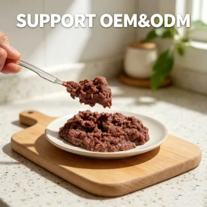 OEM Mousse Dog Wet Food Pouch Grain Free Puree Private Label Pet Snacks High Meat Content 85g