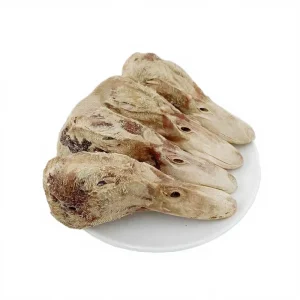 OEM Packing Dog Food Freeze Drying Duck Head Duck Feet Grain Free Meat Dog Treats Freeze Duck Head
