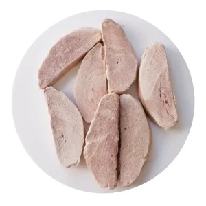Organic Freeze Dried Duck Breast Slices Cut Large Chunks High Protein Single Ingredient Pet Treats Cat Dog Snack Bulk