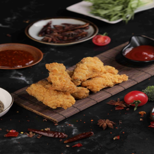 Original Fried Frozen Chicken Breast and Leg Meat
