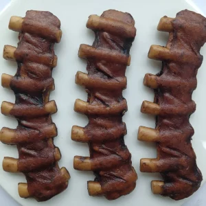 Pet Chicken Flavor BBQ Ribs XL Size Dog Food Snacks