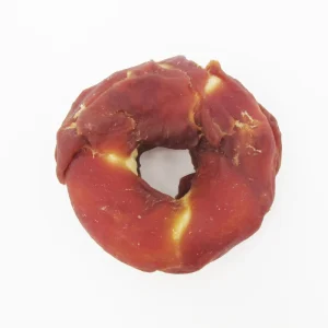 Pet Food Dog Chew Snack Treat Dry Chicken Duck Meat Donuts Rawhide Ring Dog Food