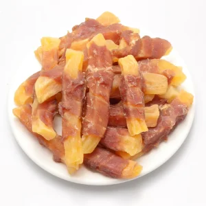 Pet Food Duck Meat Dog Snacks Dry Dog Food Duck Wrapped Sweet Potato Training Treats For Dogs