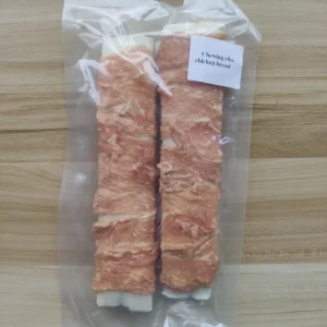 Pet Natural Chicken Meat Wraps Rawhide Rib Dog Chewing Snacks