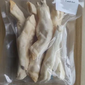 Pet Natural Food Minimally Processed Lamb Feet Dog Dry Dental Rewarding Snacks