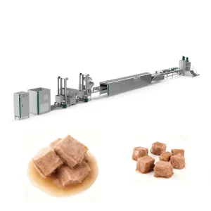 Pet Wet Pet Treat Extruder Full Production Line Dog Rabbit Food Make Machine Line