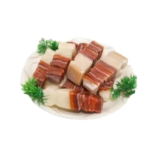Pork Stone Slab Pork Belly Meat Pieces Natural Raw Stone Ornamental Stone for Decoration