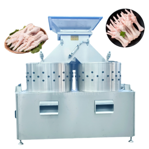 Poultry Chicken Feet Skin Peeling Cleaning Removing Machine