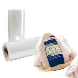Poultry Shrink Bags Customized Size Logo Clear Poultry Heat Shrink Wrap Freezer for Chickens Rabbits