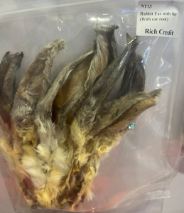 Premium Dog Chews Natural Rabbit Ear with Fur Dental Chews